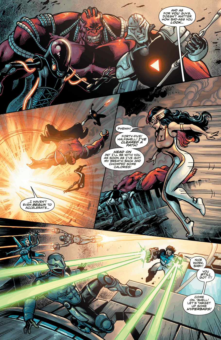 Read online The Hypernaturals comic -  Issue #8 - 16