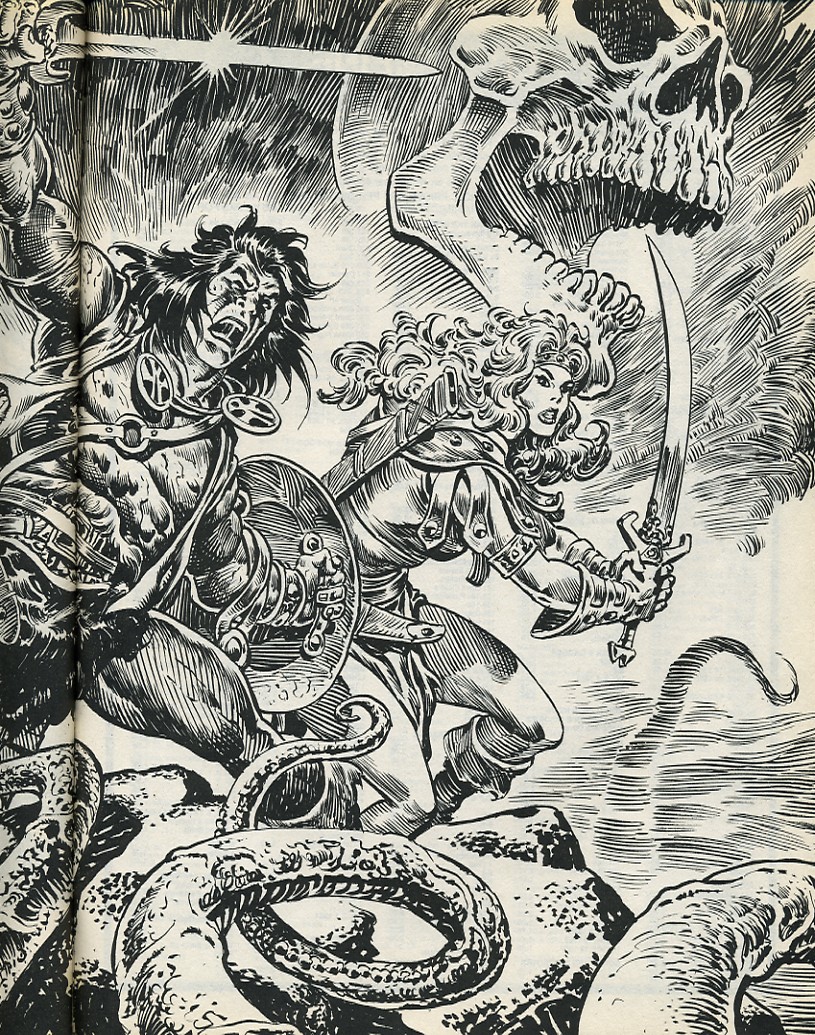 Read online The Savage Sword Of Conan comic -  Issue #196 - 61