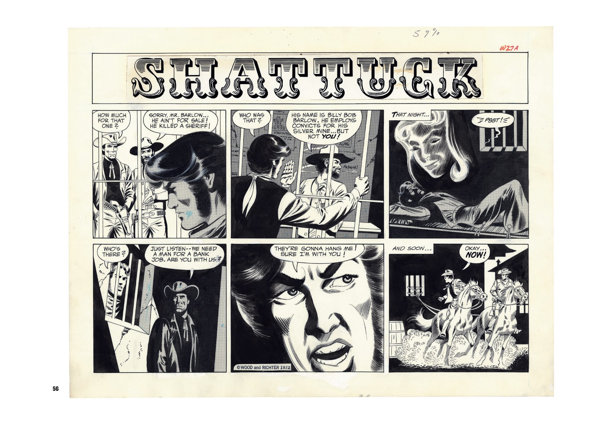Read online Wallace Wood Presents Shattuck comic -  Issue # TPB - 56