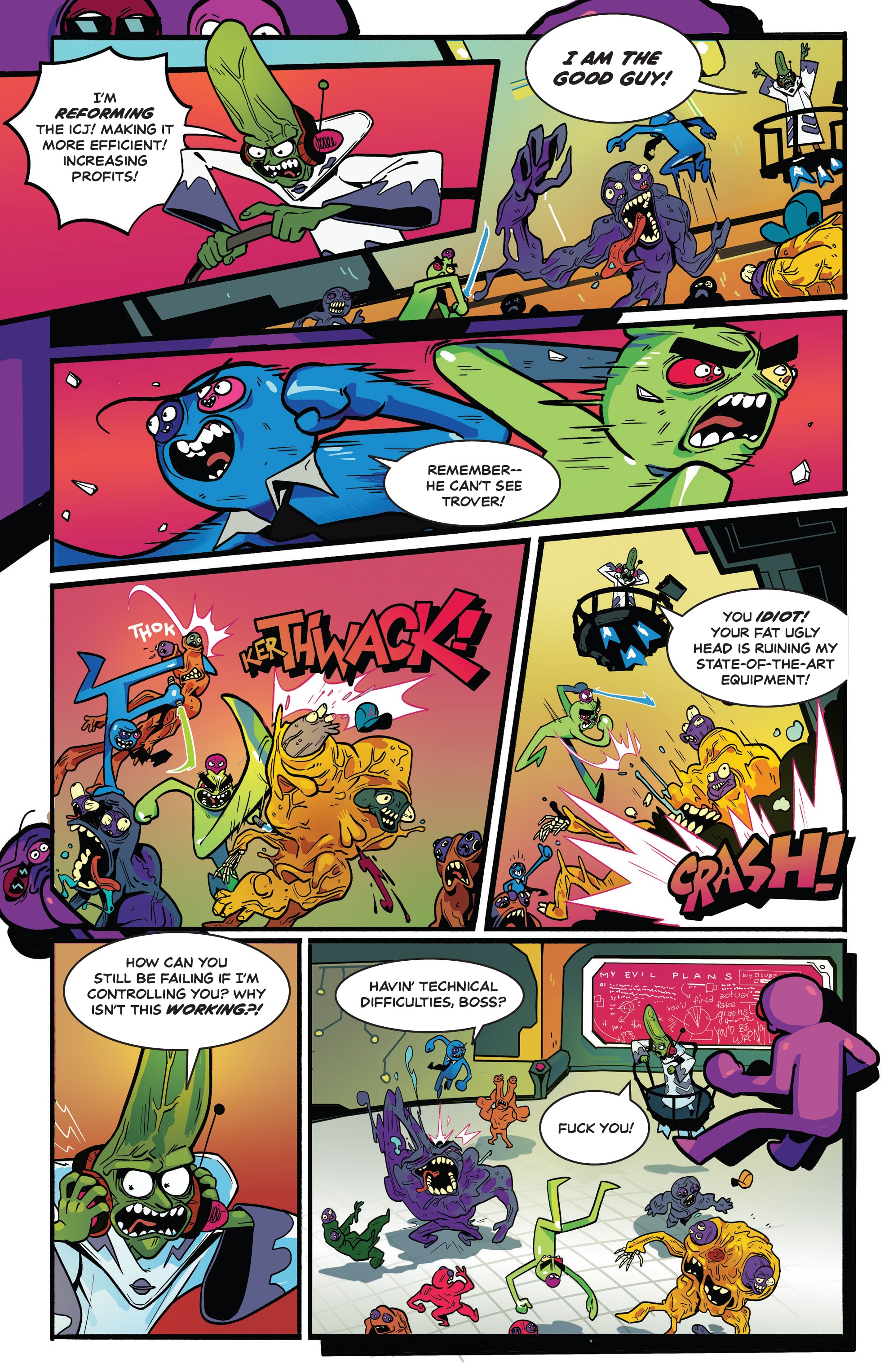 Read online Trover Saves The Universe comic -  Issue #5 - 12