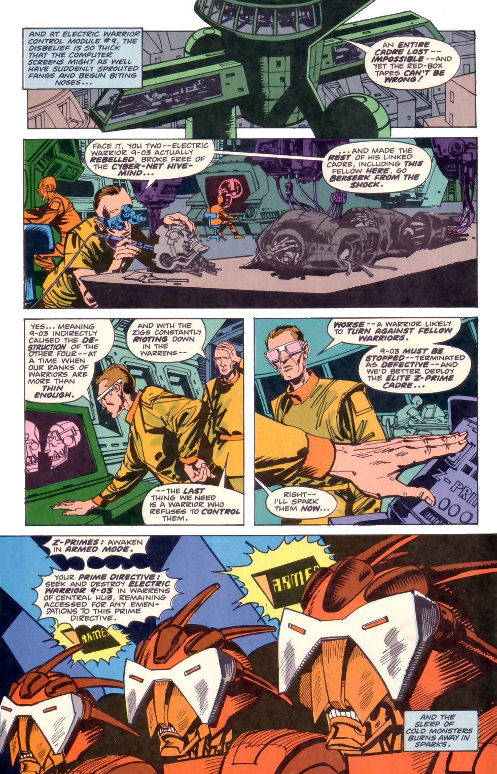 Read online Electric Warrior comic -  Issue #3 - 4