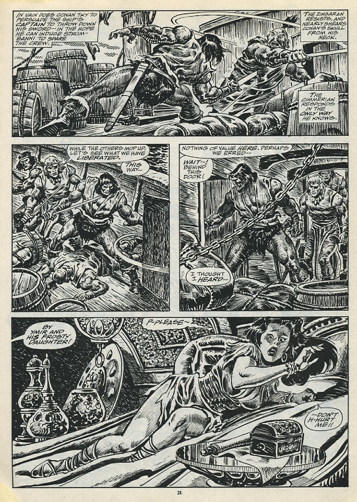 Read online The Savage Sword Of Conan comic -  Issue #196 - 23