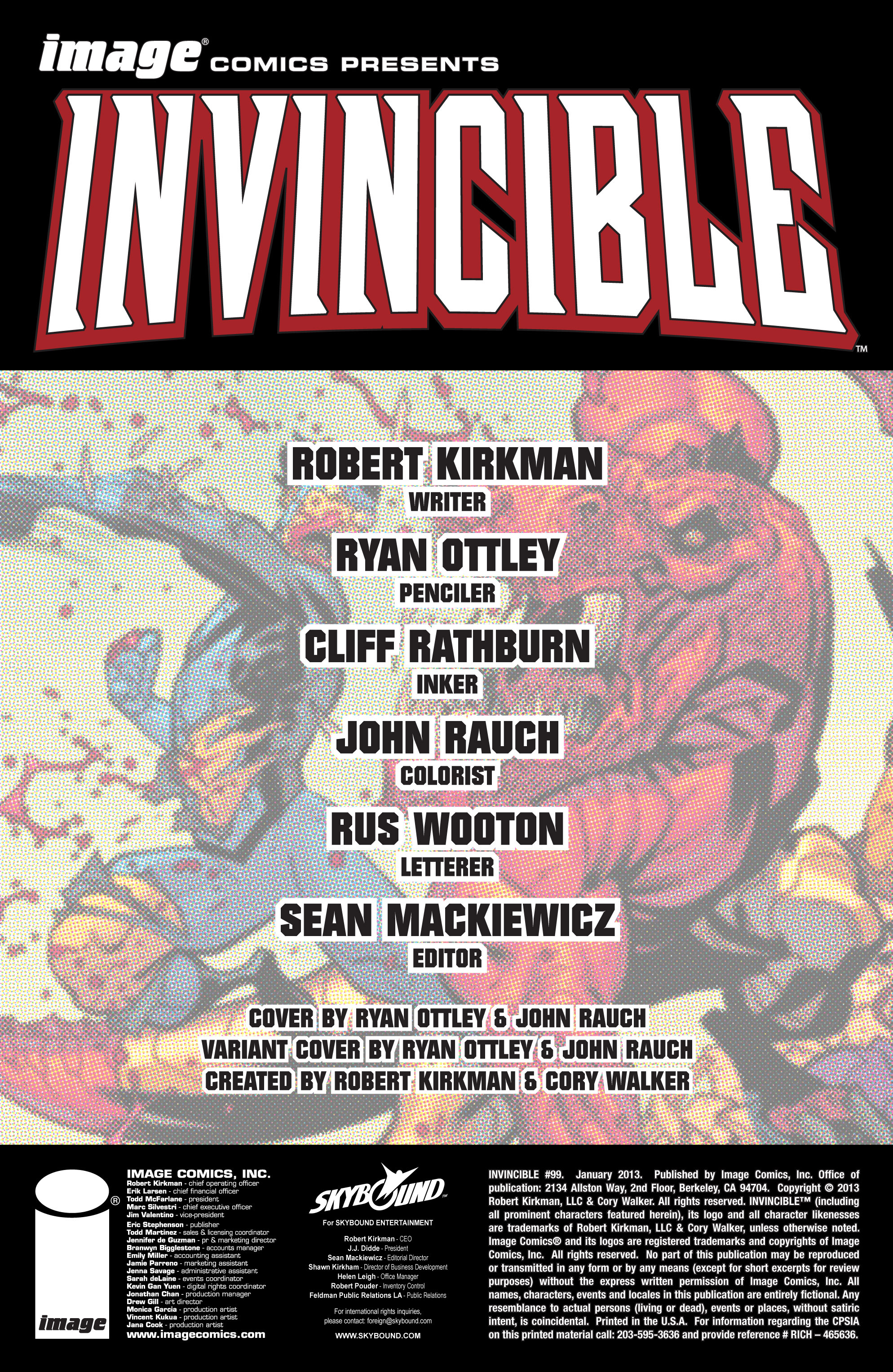 Read online Invincible comic -  Issue #99 - 2