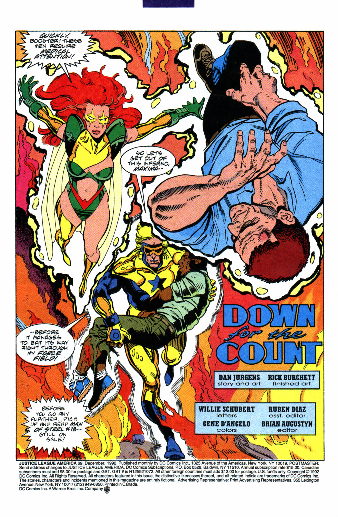 Read online Justice League America comic -  Issue #69 - 2