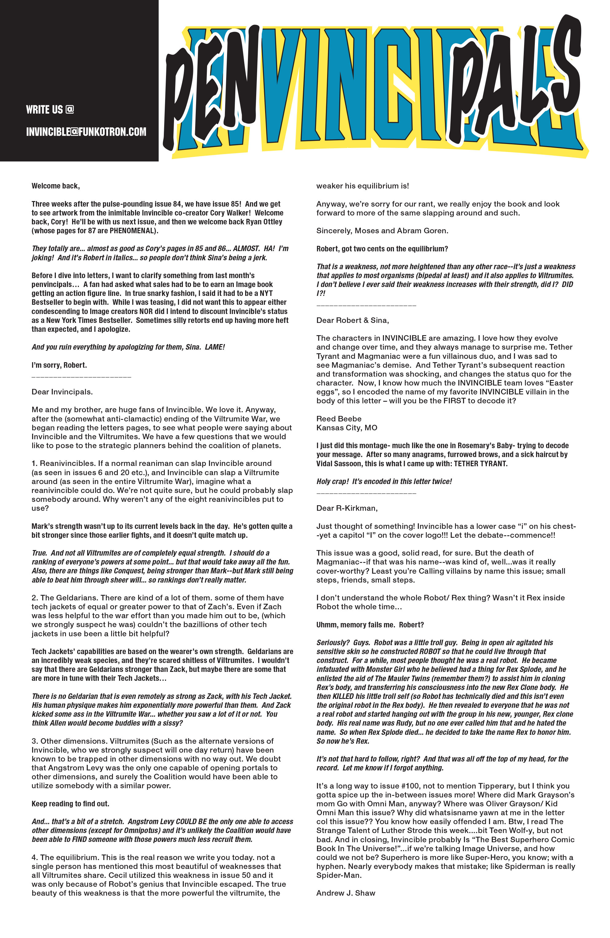 Read online Invincible comic -  Issue #85 - 22