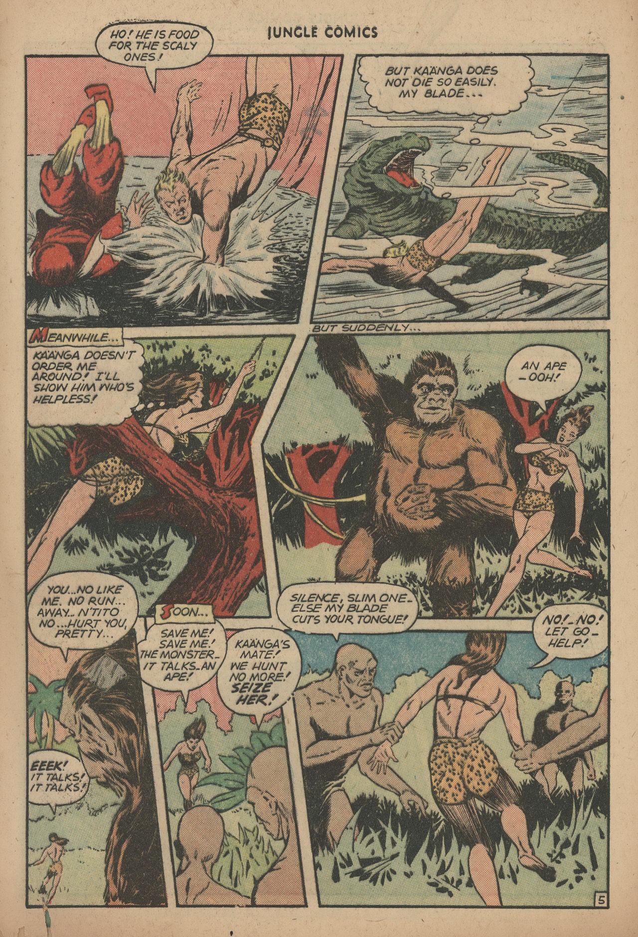 Read online Jungle Comics comic -  Issue #85 - 7
