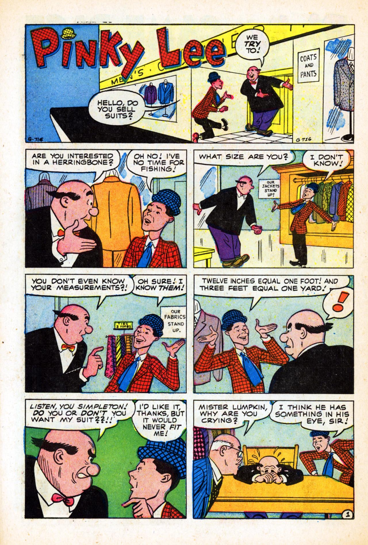 Read online Adventures Of Pinky Lee comic -  Issue #3 - 21
