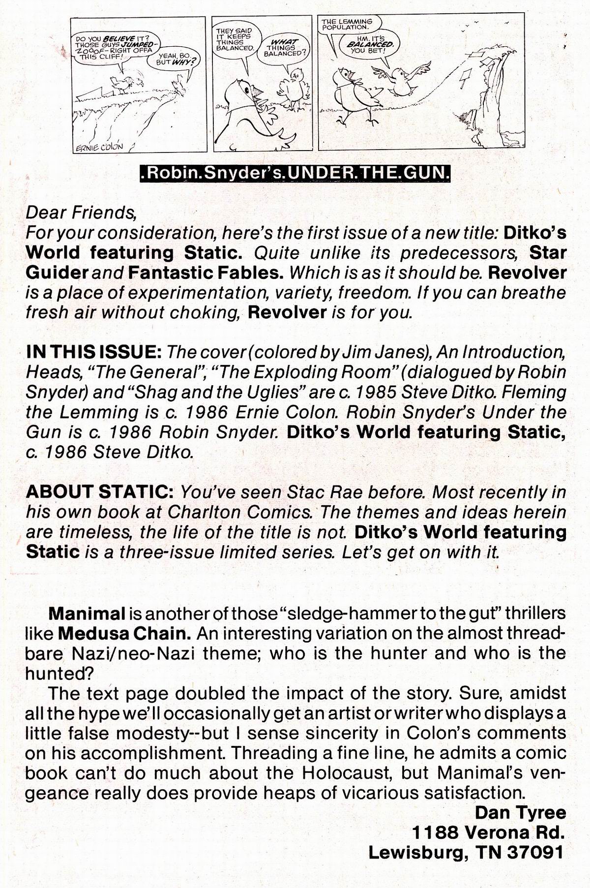 Read online Ditko's World featuring Static comic -  Issue #1 - 11