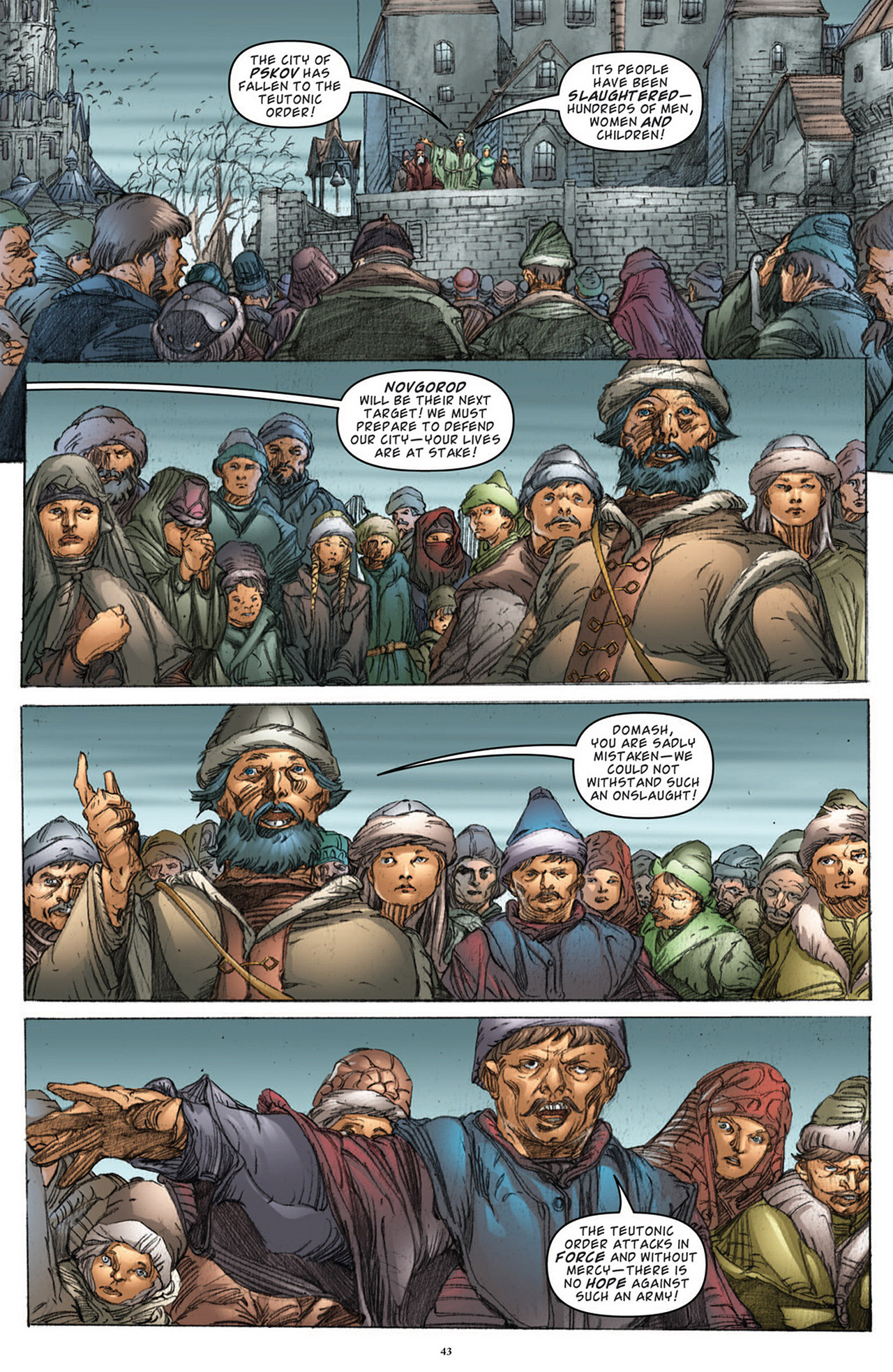 Read online Nevsky: A Hero of the People comic -  Issue # TPB - 43