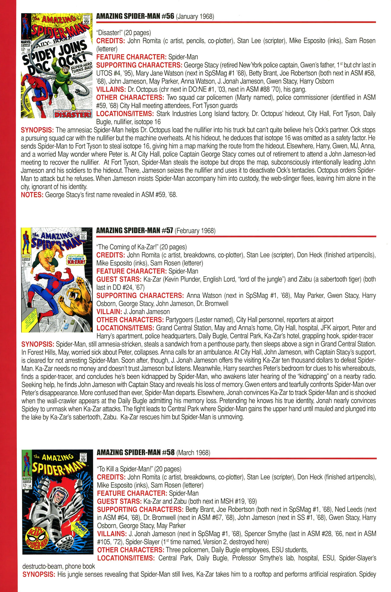 Read online Official Index to the Marvel Universe comic -  Issue #2 - 4