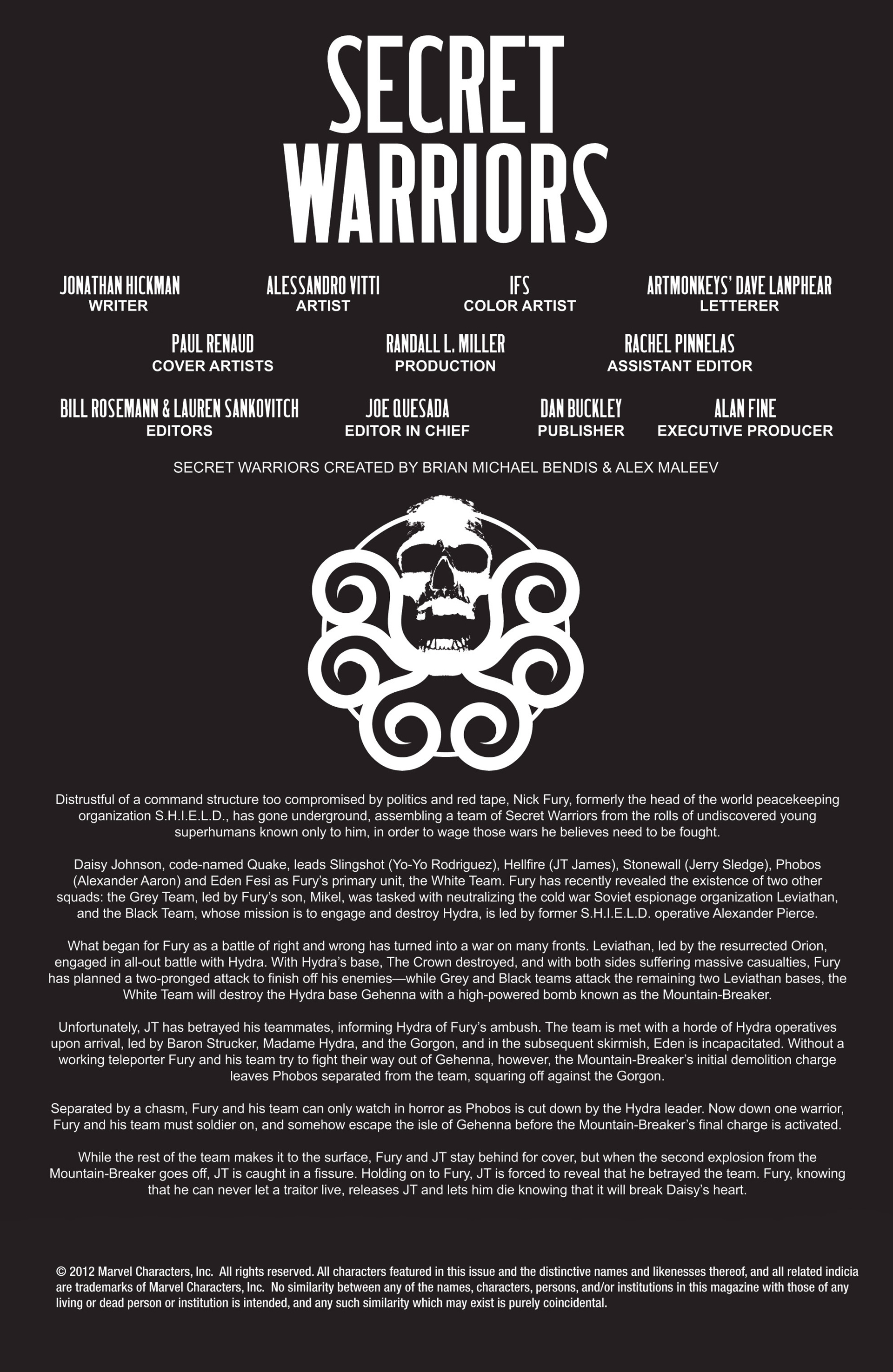 Read online Secret Warriors comic -  Issue #23 - 3