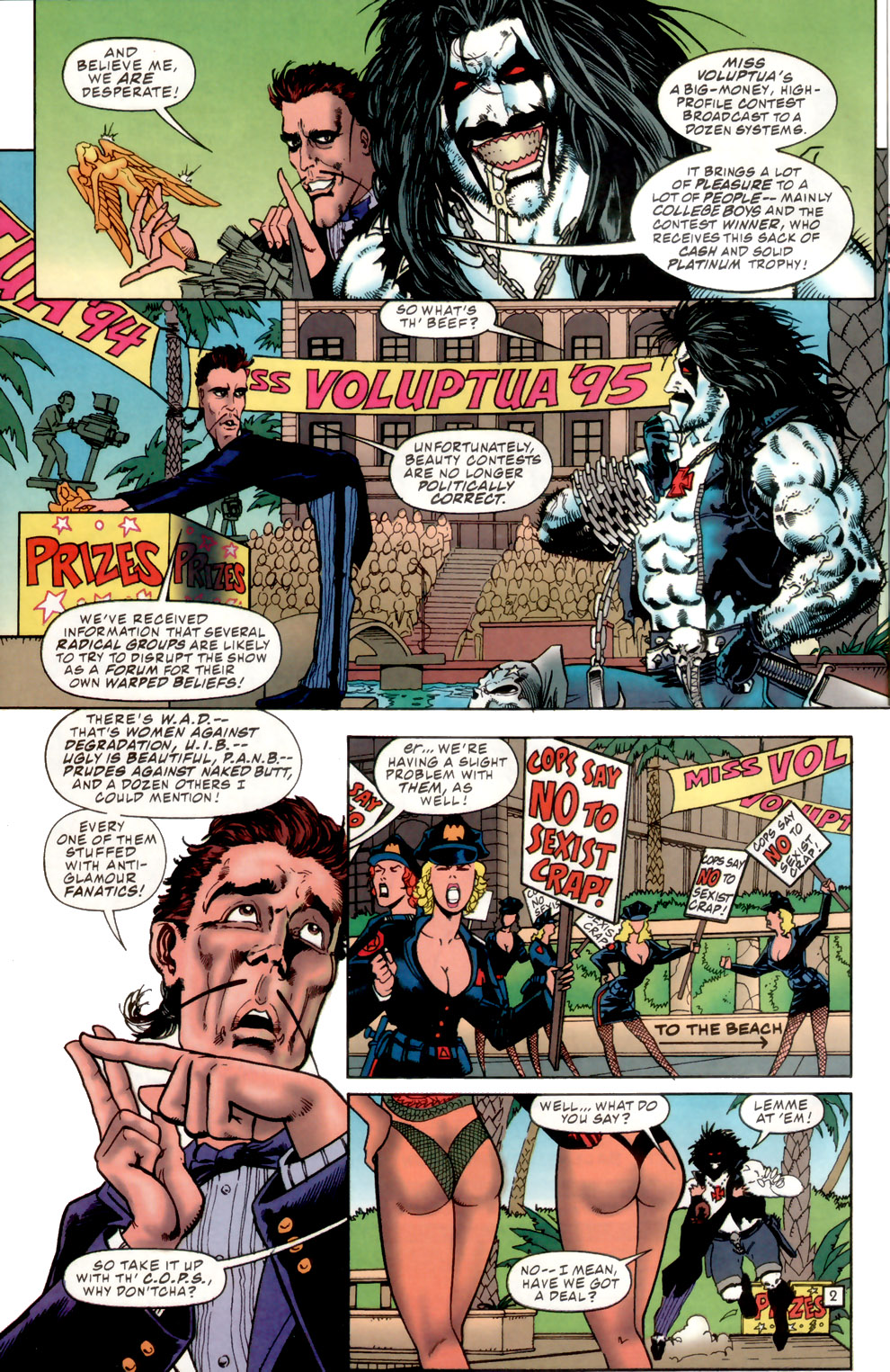 Read online Lobo's Big Babe Spring Break Special comic -  Issue # Full - 3
