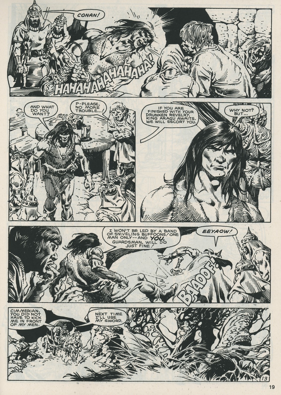 Read online The Savage Sword Of Conan comic -  Issue #121 - 19