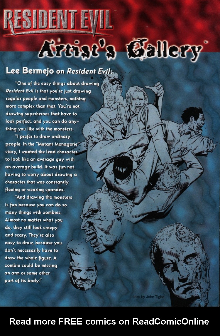 Read online Resident Evil (1998) comic -  Issue #2 - 52