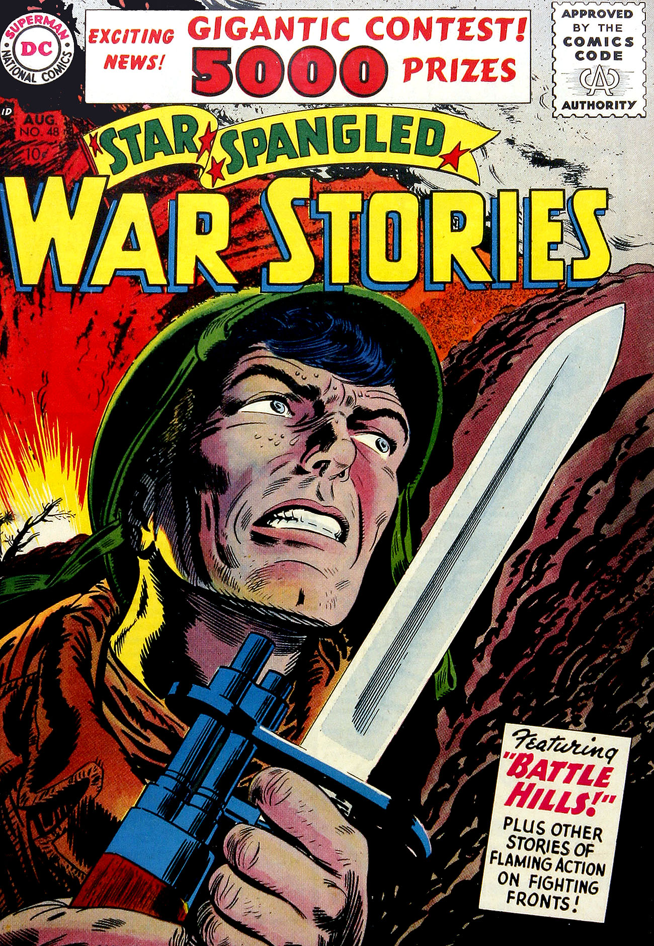 Read online Star Spangled War Stories (1952) comic -  Issue #48 - 1