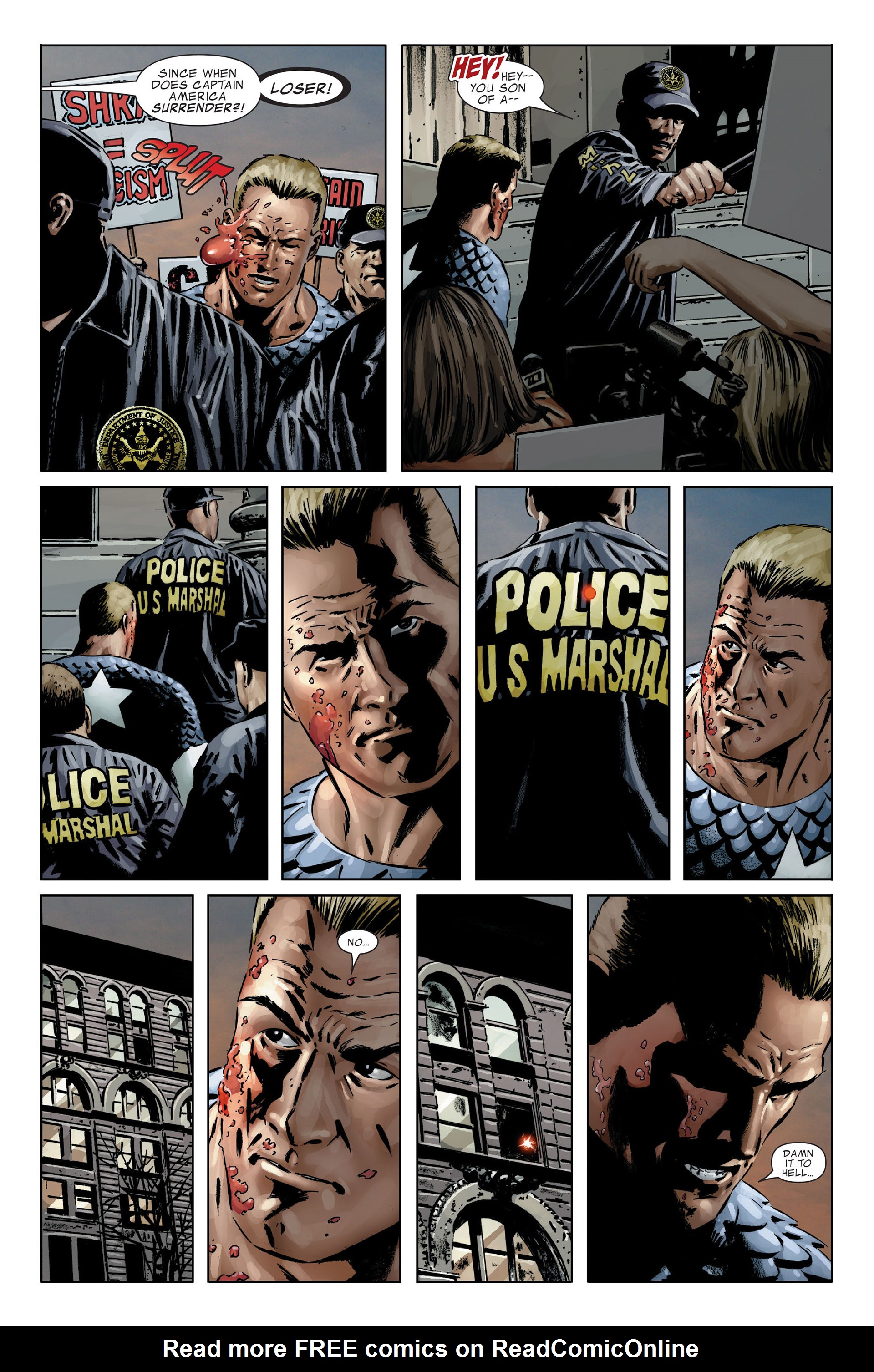 Read online Death of Captain America: The Death of the Dream comic -  Issue # TPB (Part 1) - 17