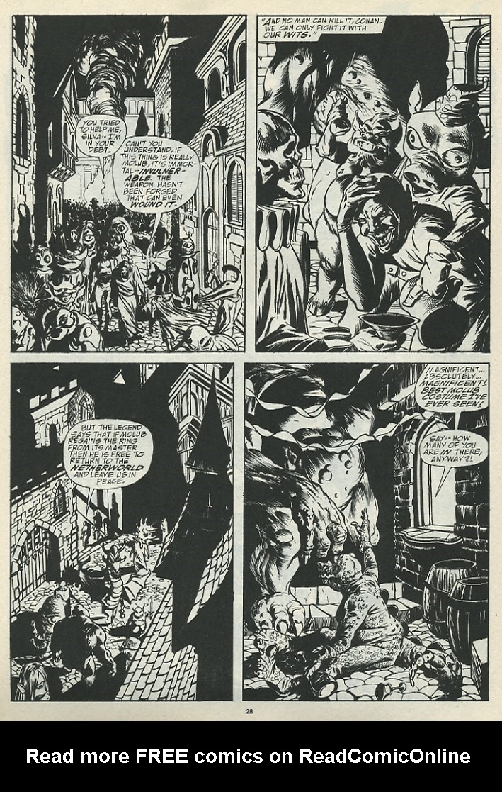 Read online The Savage Sword Of Conan comic -  Issue #185 - 30