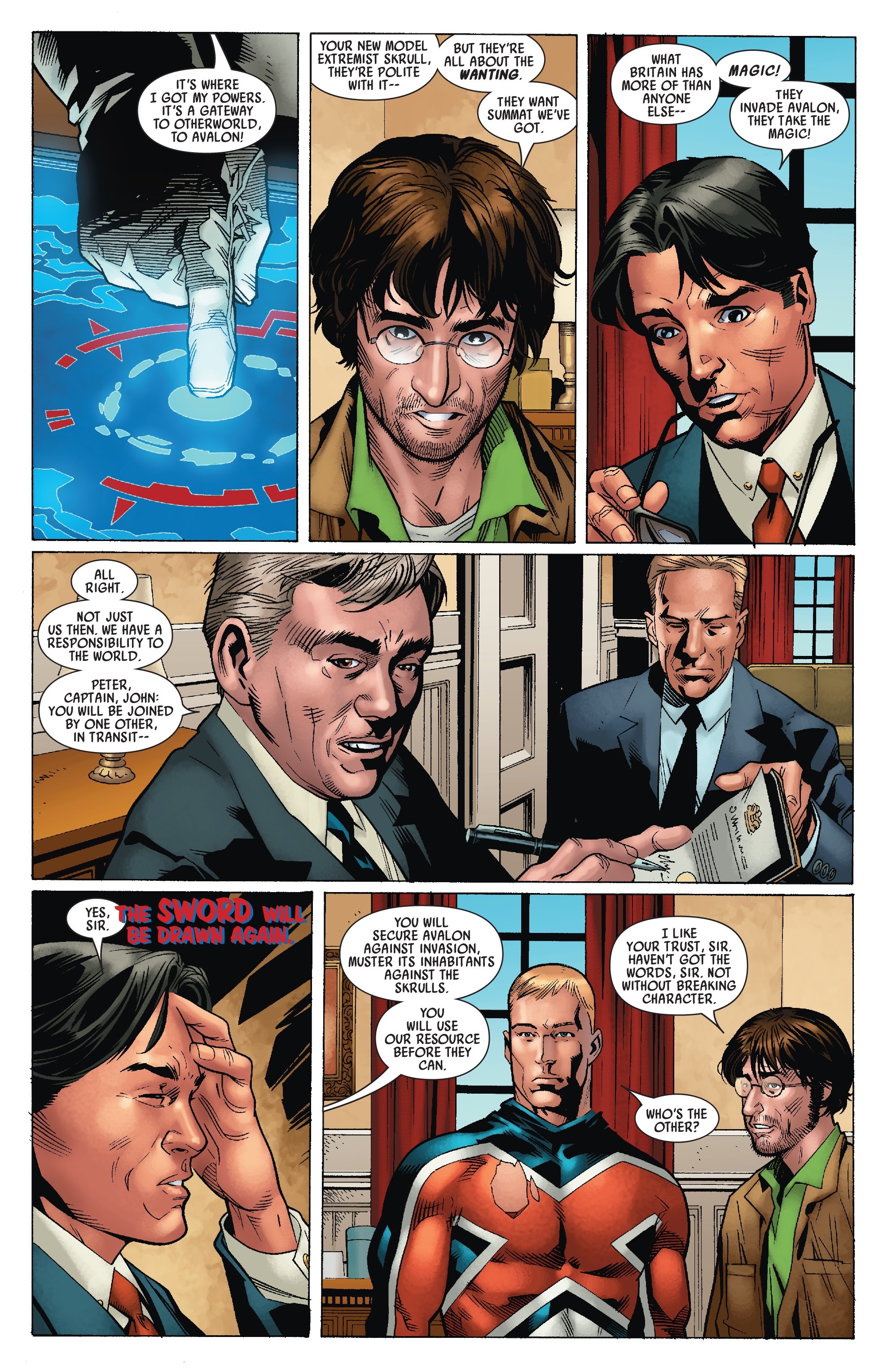 Read online Captain Britain and MI13 comic -  Issue #1 - 12