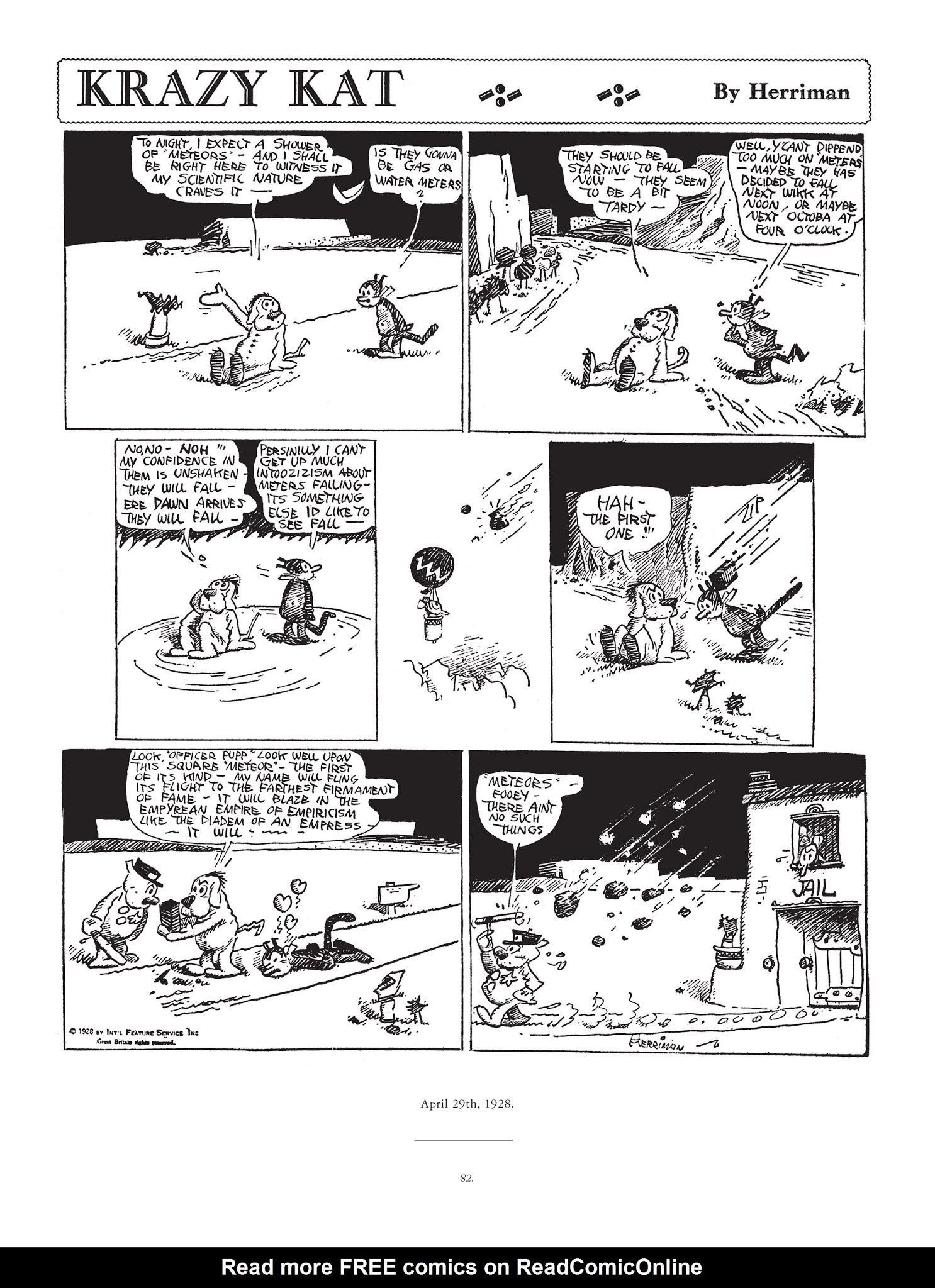 Read online Krazy & Ignatz comic -  Issue # TPB 5 - 82