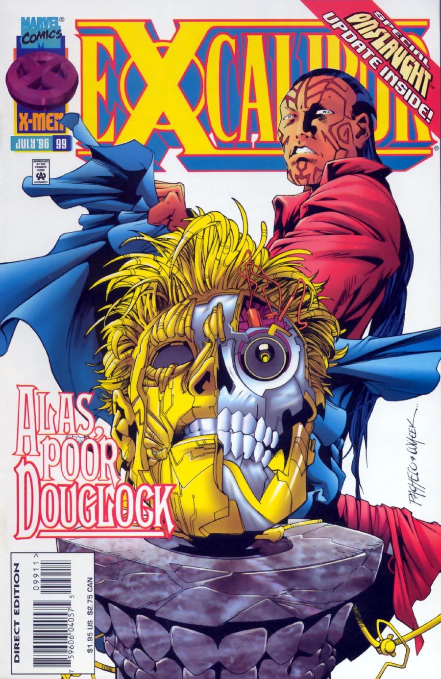 Read online Excalibur (1988) comic -  Issue #99 - 1