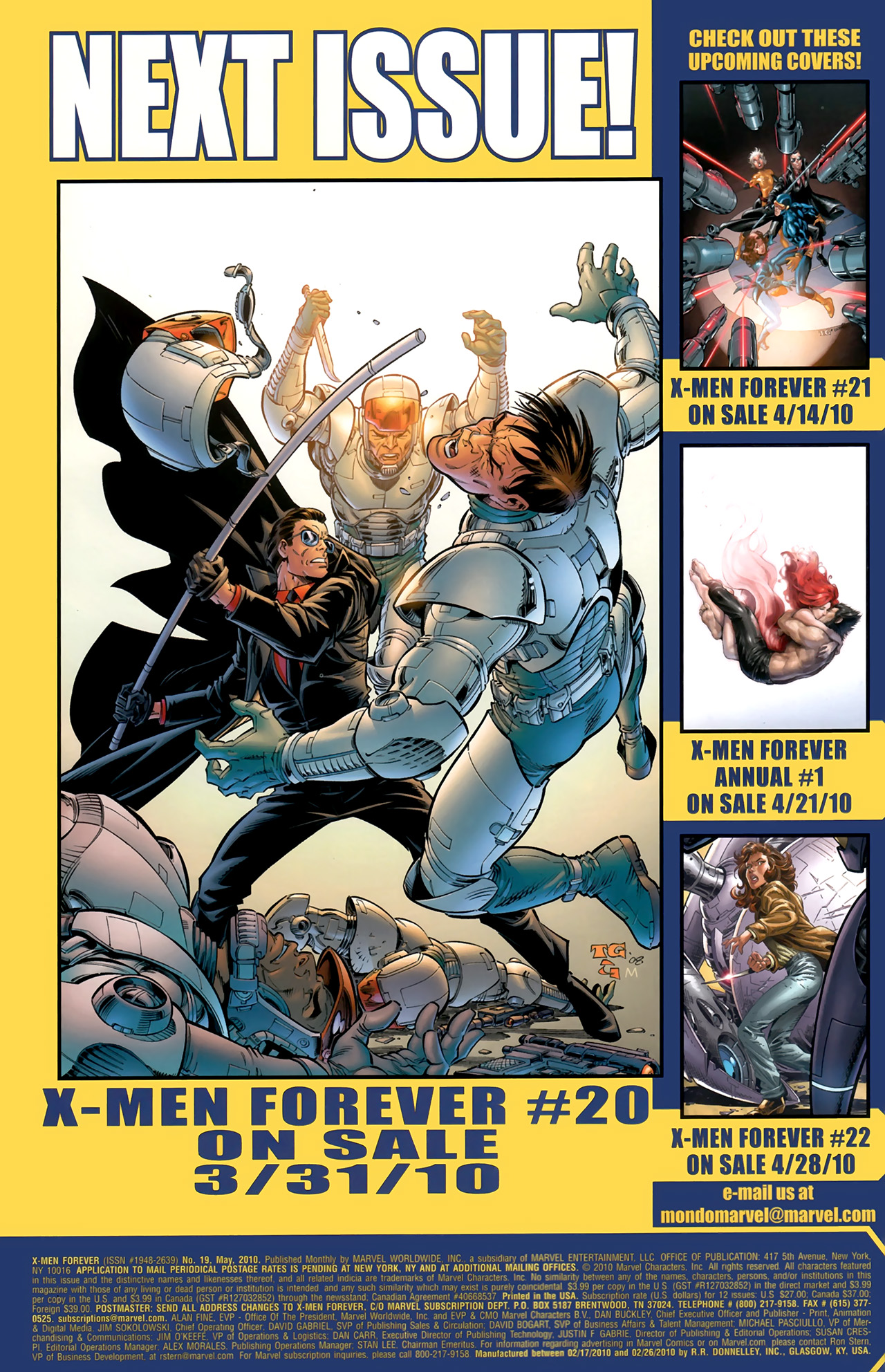 Read online X-Men Forever (2009) comic -  Issue #19 - 24