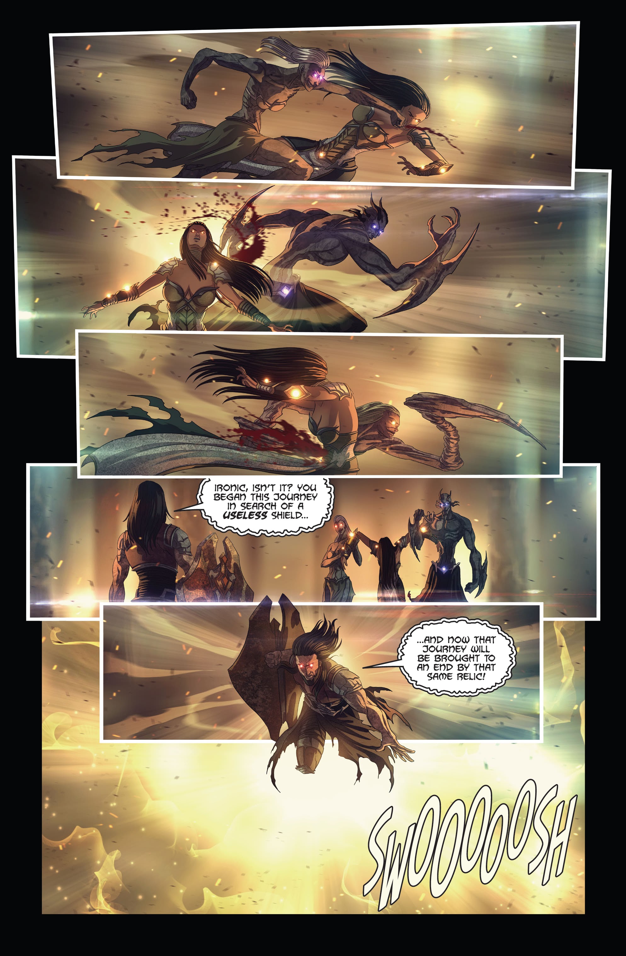 Read online Knights of the Golden Sun comic -  Issue #12 - 16