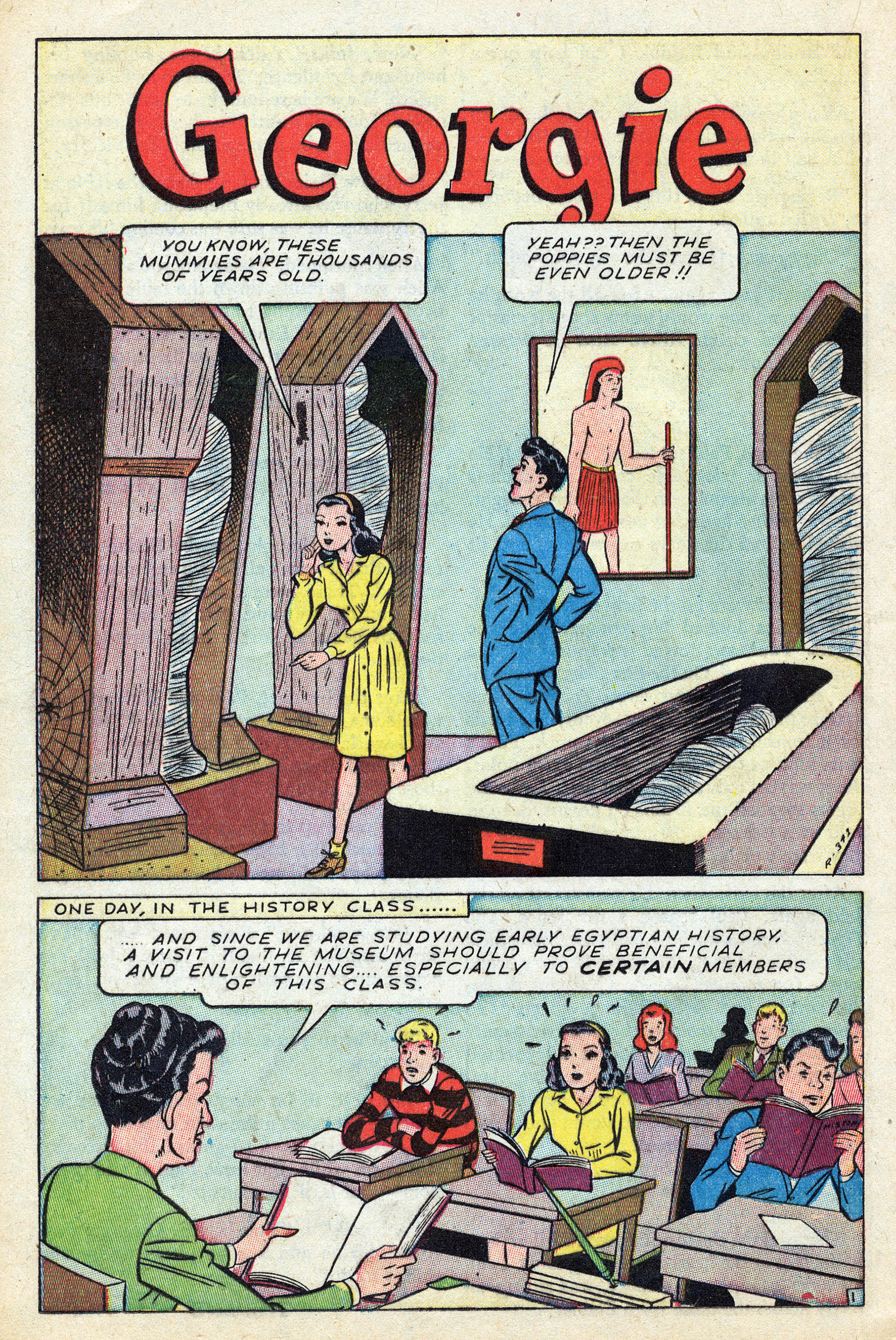 Read online Georgie Comics (1945) comic -  Issue #7 - 32