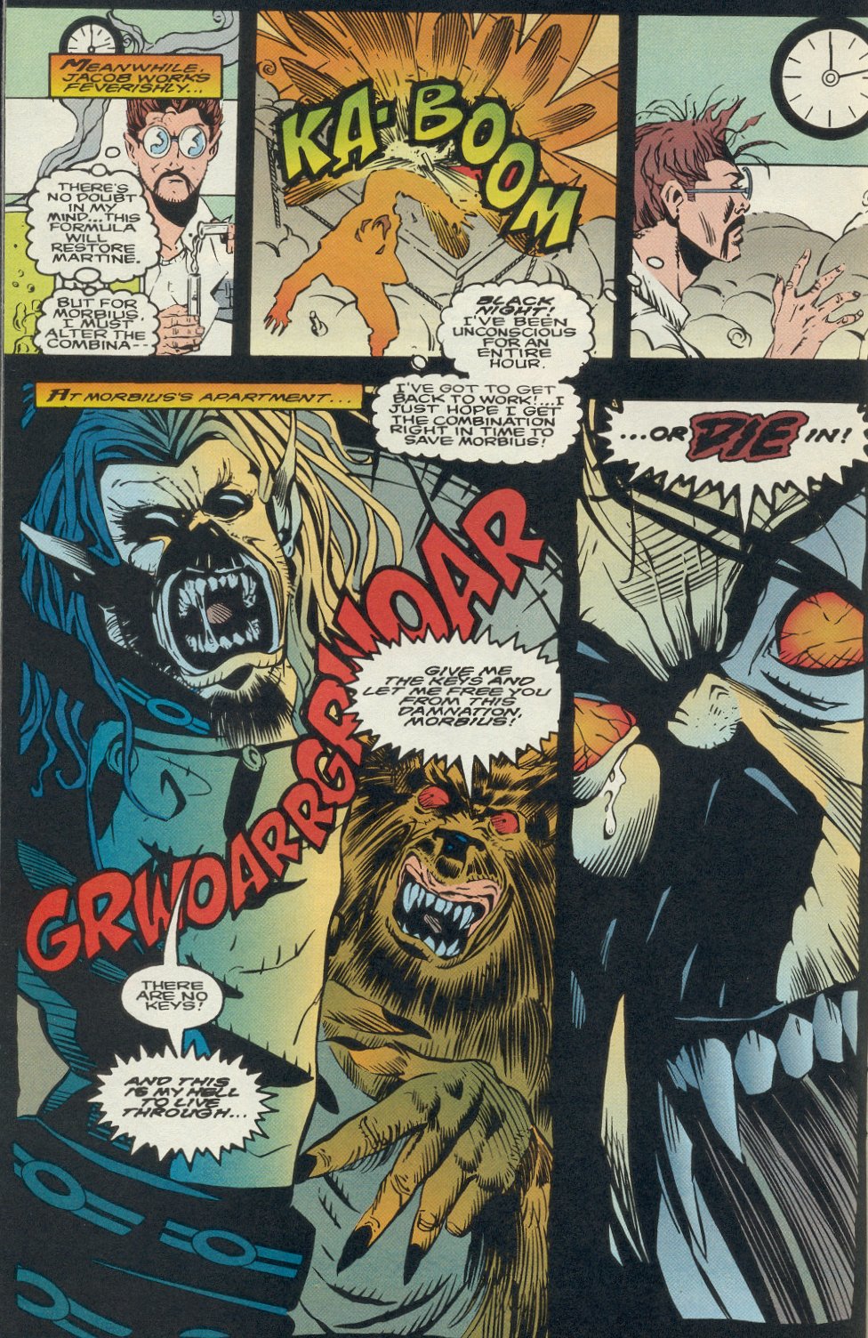 Read online Morbius: The Living Vampire (1992) comic -  Issue #28 - 17