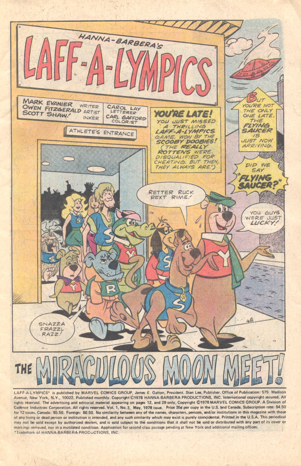 Read online Laff-a-lympics comic -  Issue #3 - 2