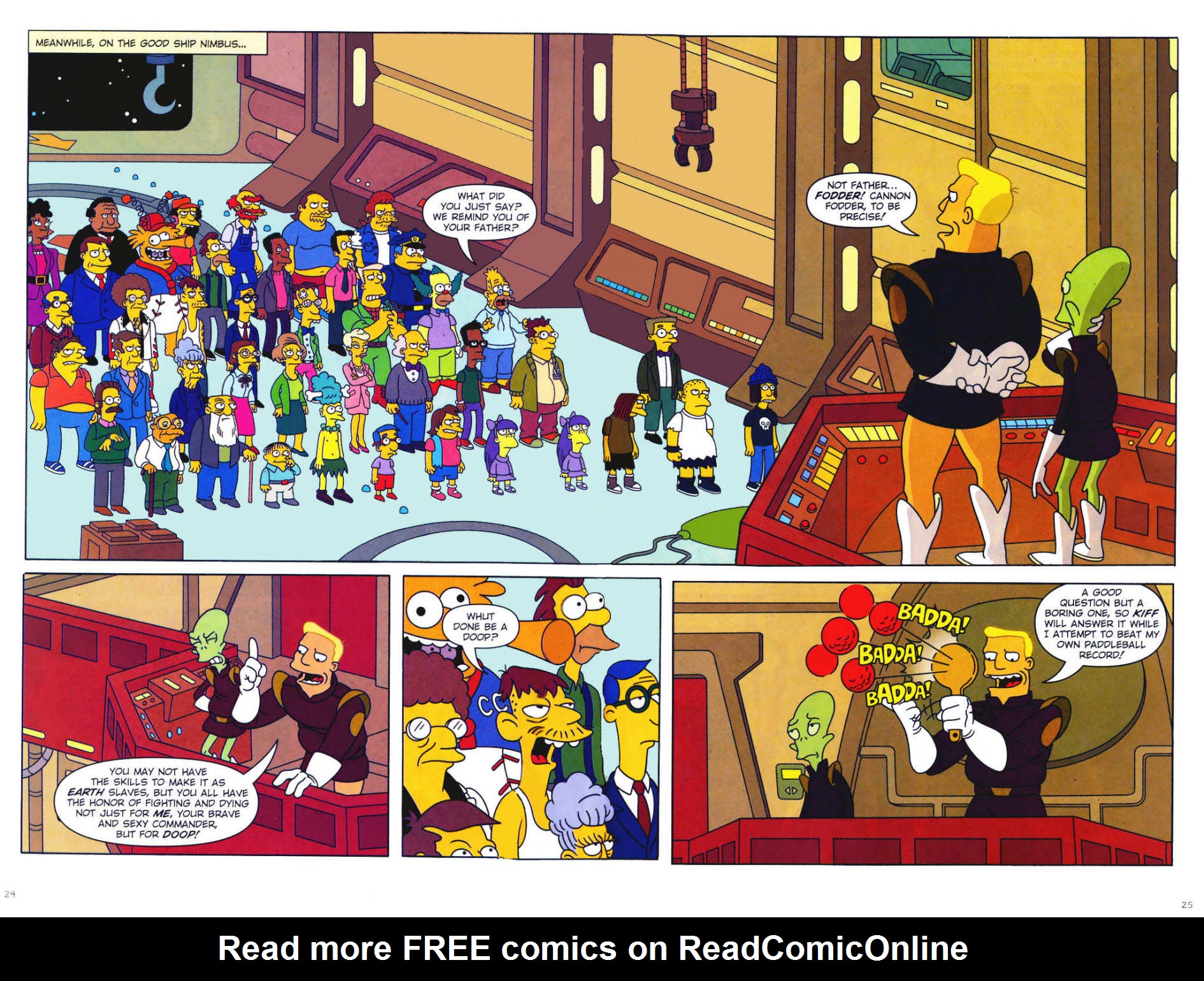 Read online The Simpsons/Futurama Crossover Crisis II comic -  Issue #1 - 25