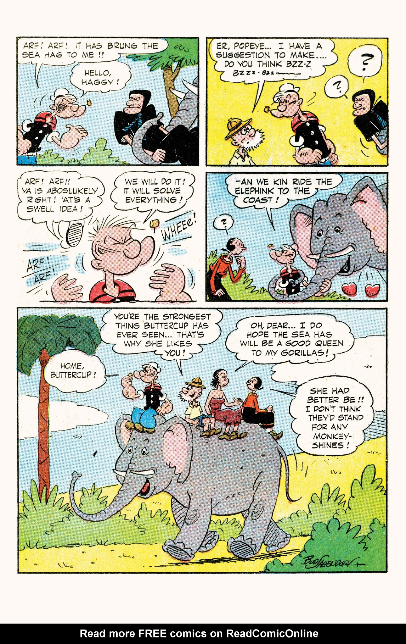 Read online Classic Popeye comic -  Issue #58 - 16