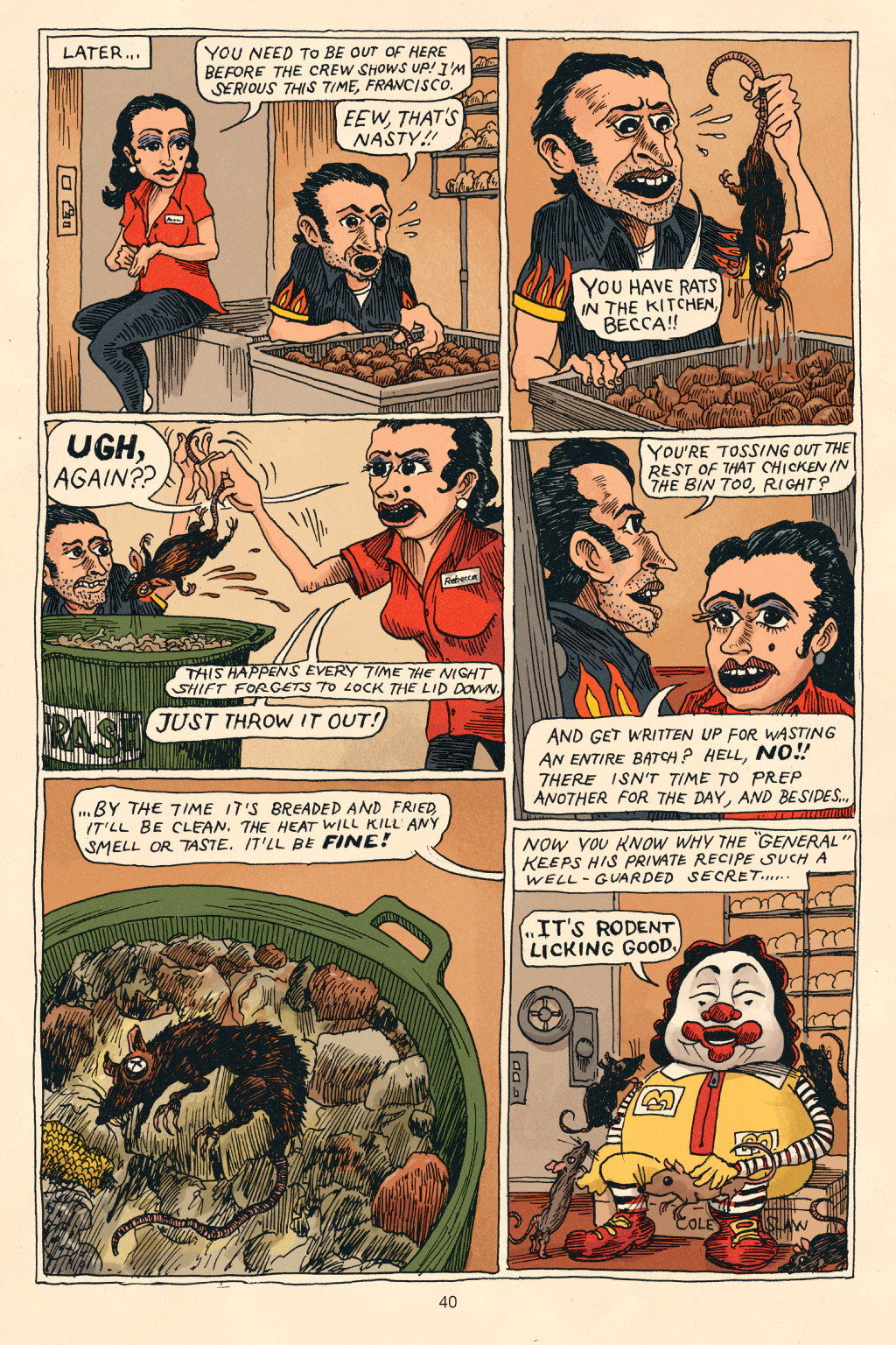 Read online Supersized: Strange Tales from a Fast-Food Culture comic -  Issue # TPB - 41