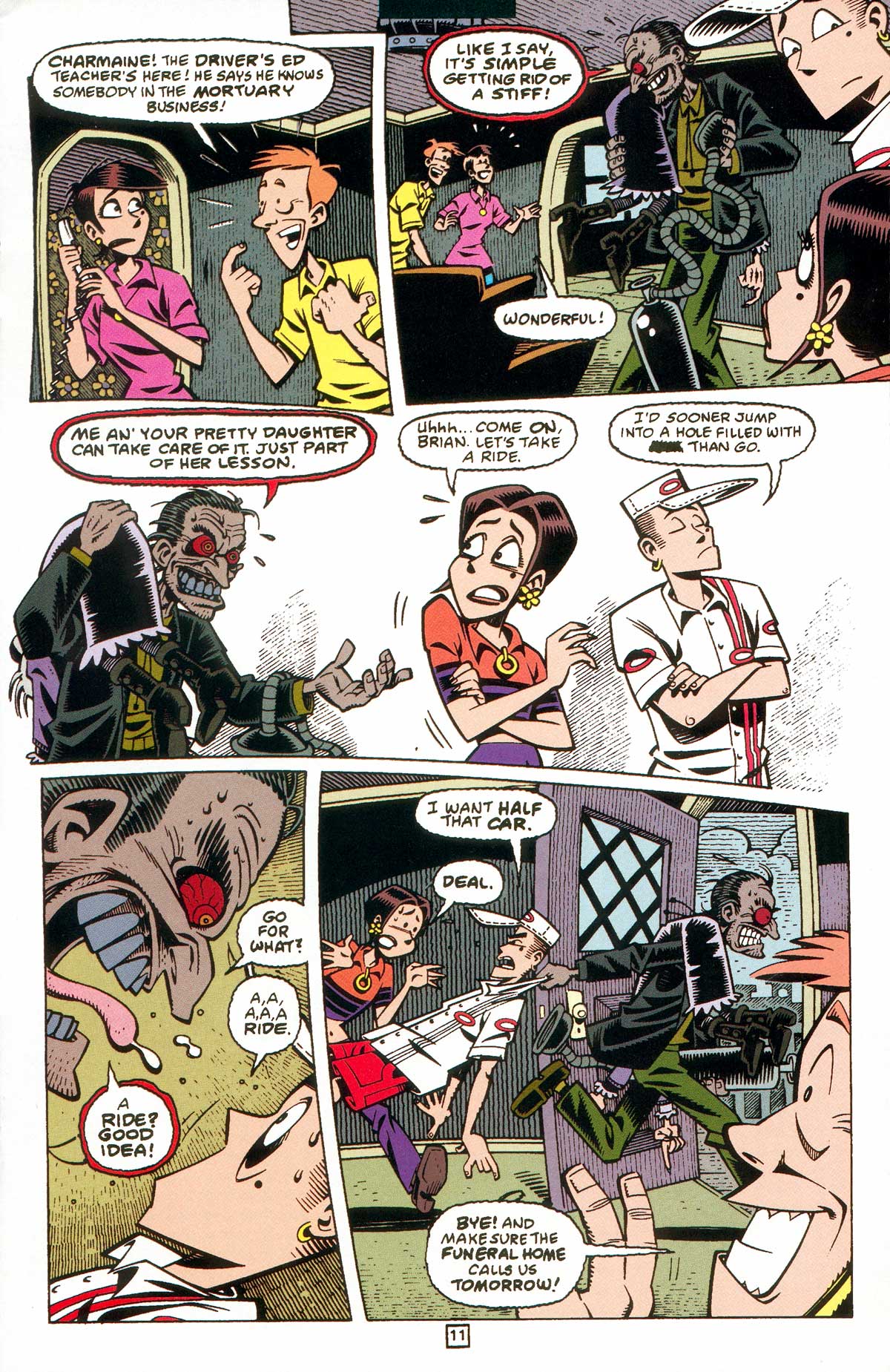 Read online Gross Point comic -  Issue #4 - 12