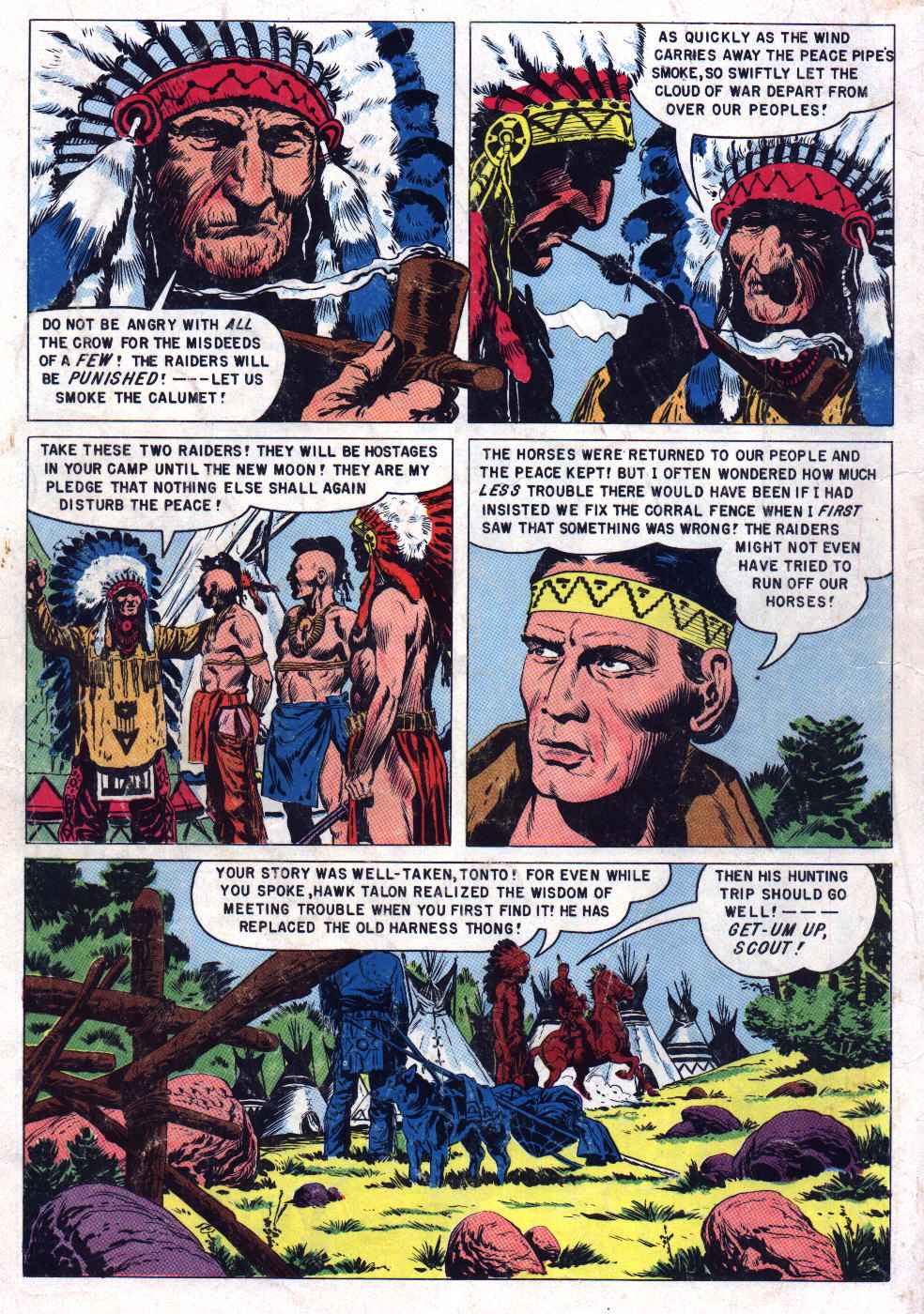 Read online Lone Ranger's Companion Tonto comic -  Issue #17 - 36