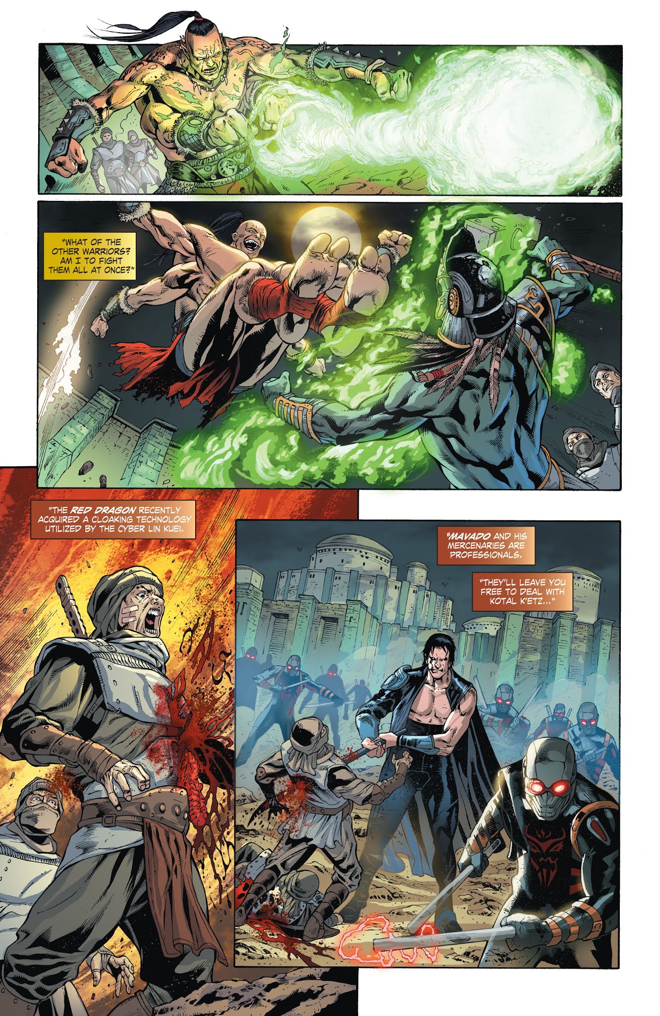 Read online Mortal Kombat X [I] comic -  Issue # _TPB 1 - 76