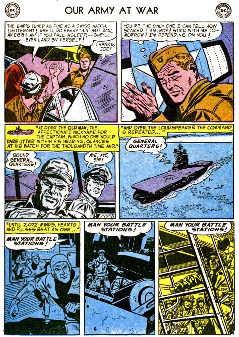 Read online Our Army at War (1952) comic -  Issue #21 - 6