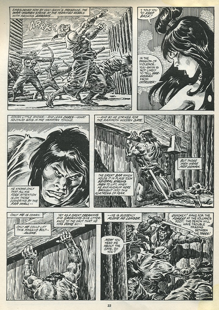 Read online The Savage Sword Of Conan comic -  Issue #195 - 24