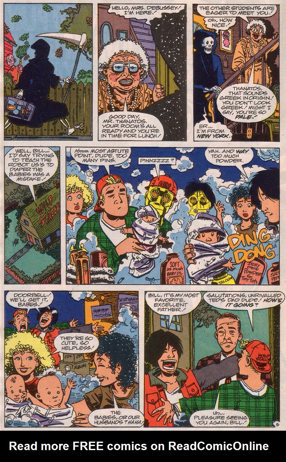 Read online Bill & Ted's Excellent Comic Book comic -  Issue #3 - 8