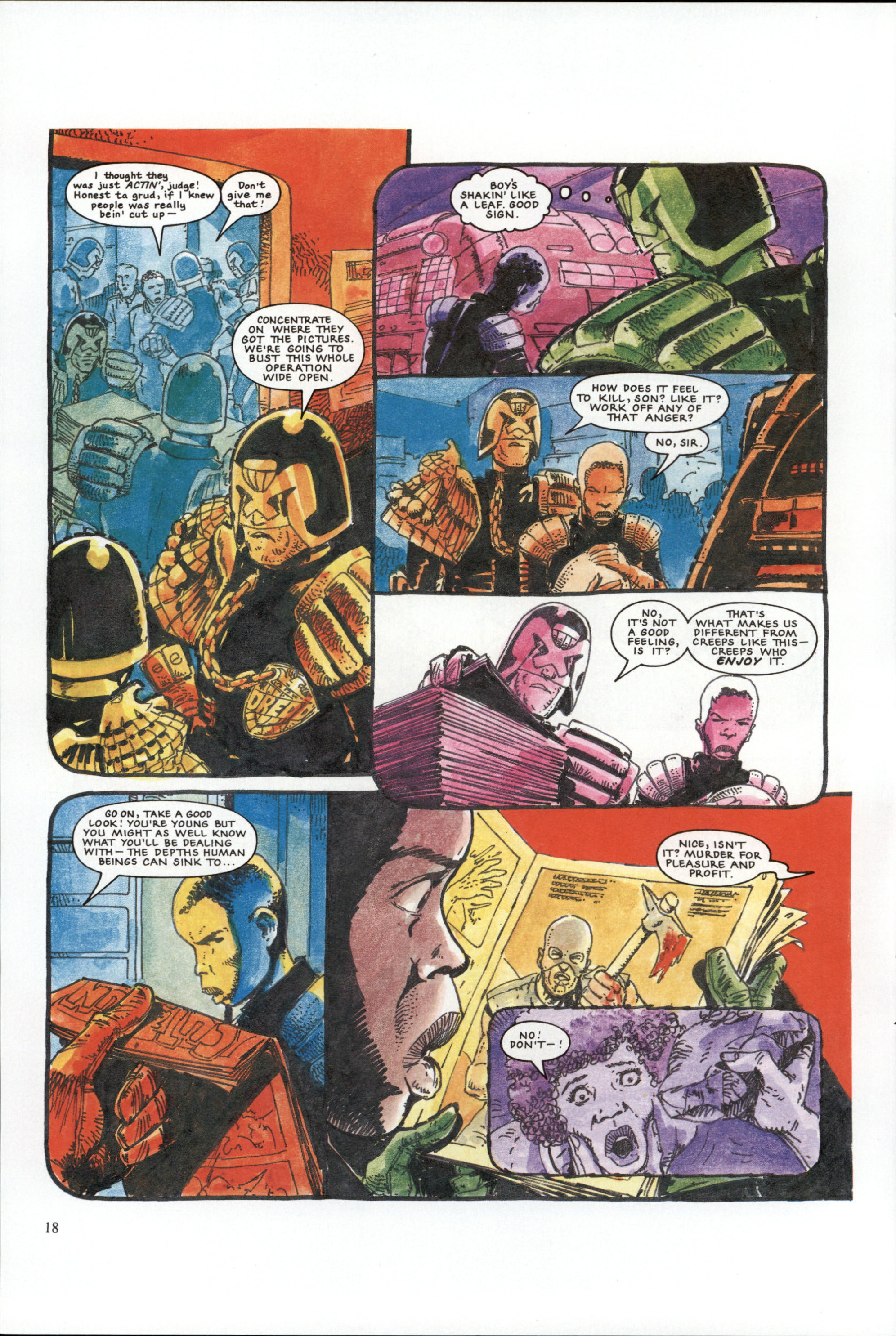 Read online Dredd Rules! comic -  Issue #17 - 20