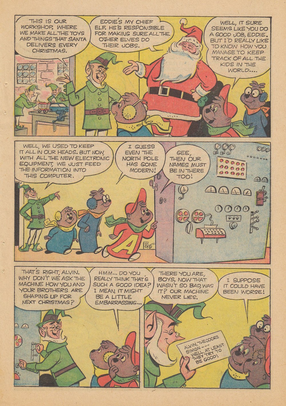 Read online Alvin and His Pals in Merry Christmas with Clyde Crashcup and Leonardo comic -  Issue # Full - 53