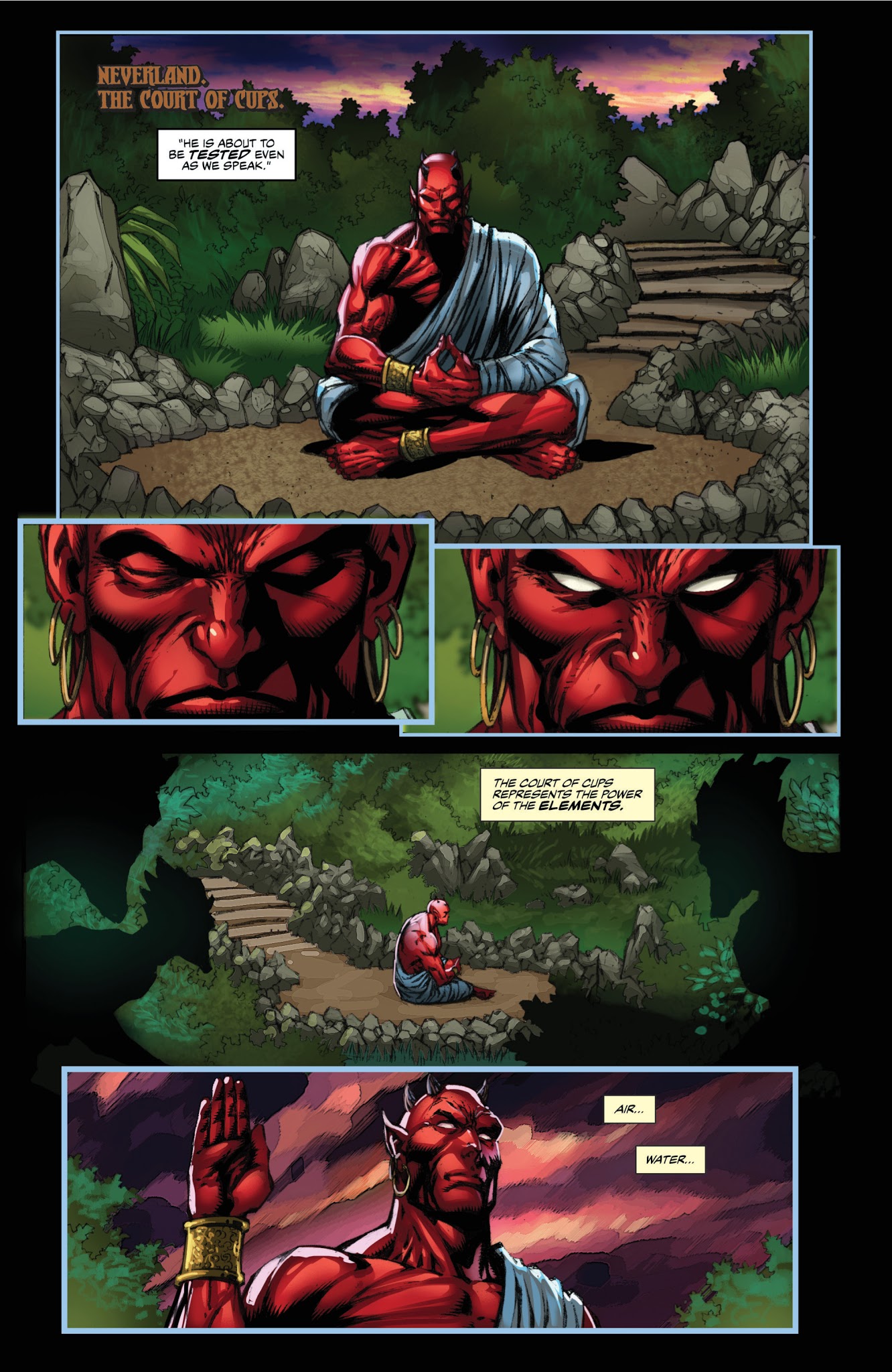 Read online Grimm Fairy Tales: Tarot comic -  Issue #2 - 12