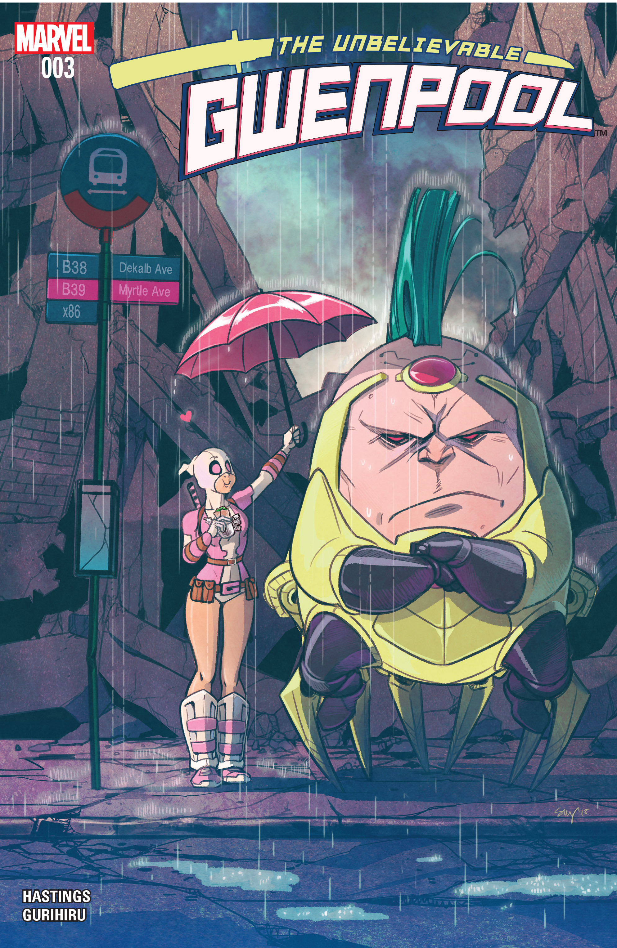 Read online The Unbelievable Gwenpool comic -  Issue #3 - 1