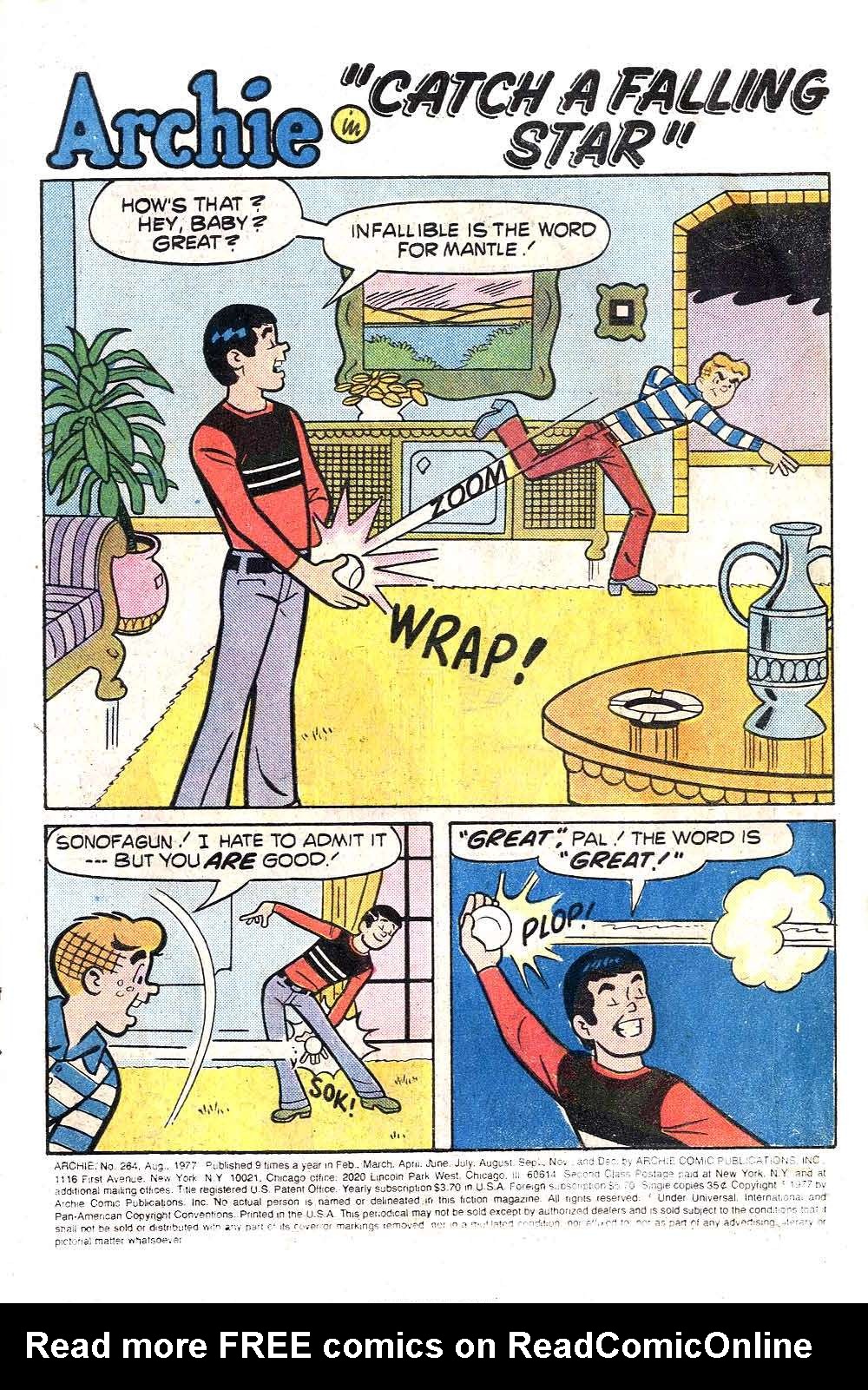 Read online Archie (1960) comic -  Issue #264 - 3