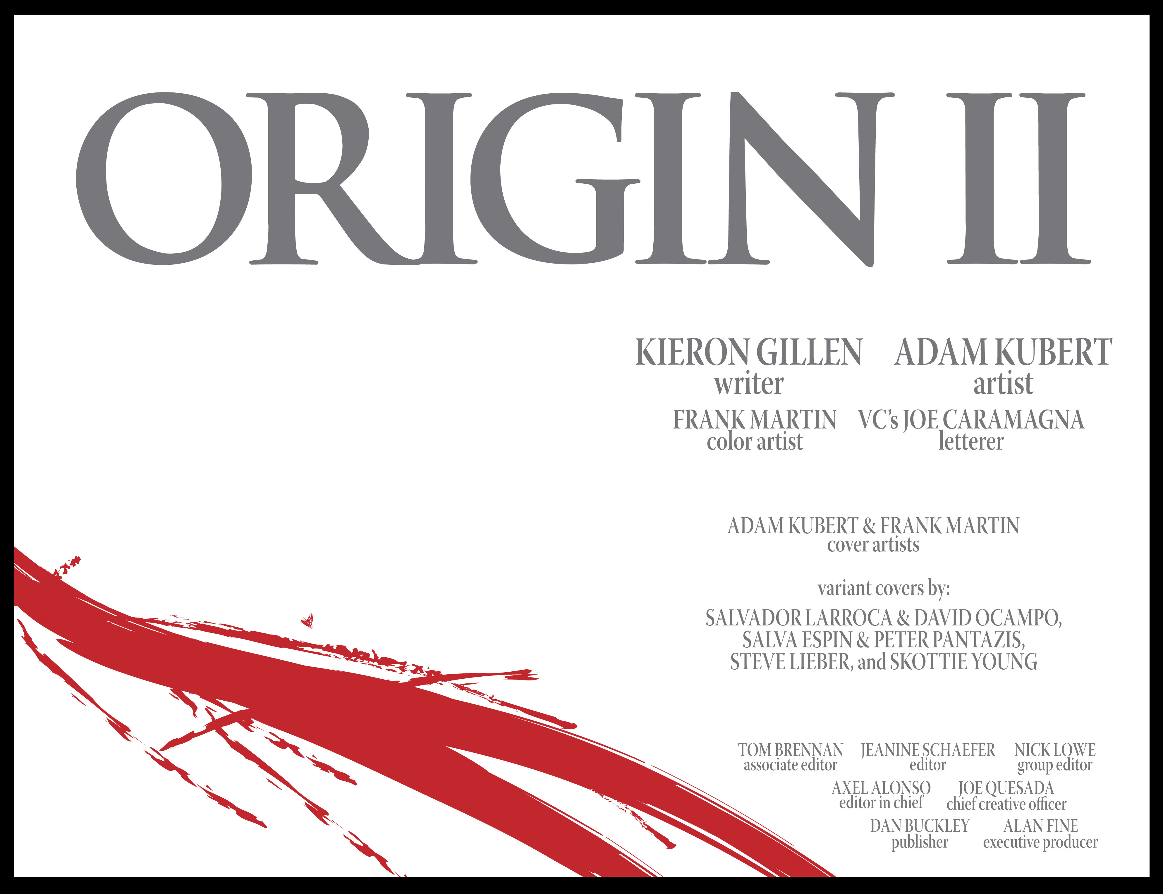 Read online Origin II comic -  Issue #1 - 20