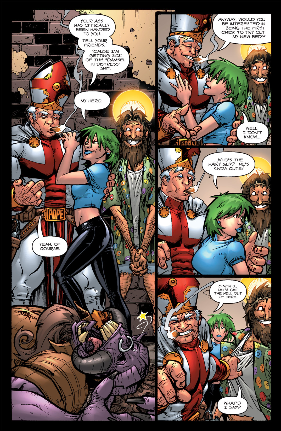 Read online Battle Pope comic -  Issue #7 - 10