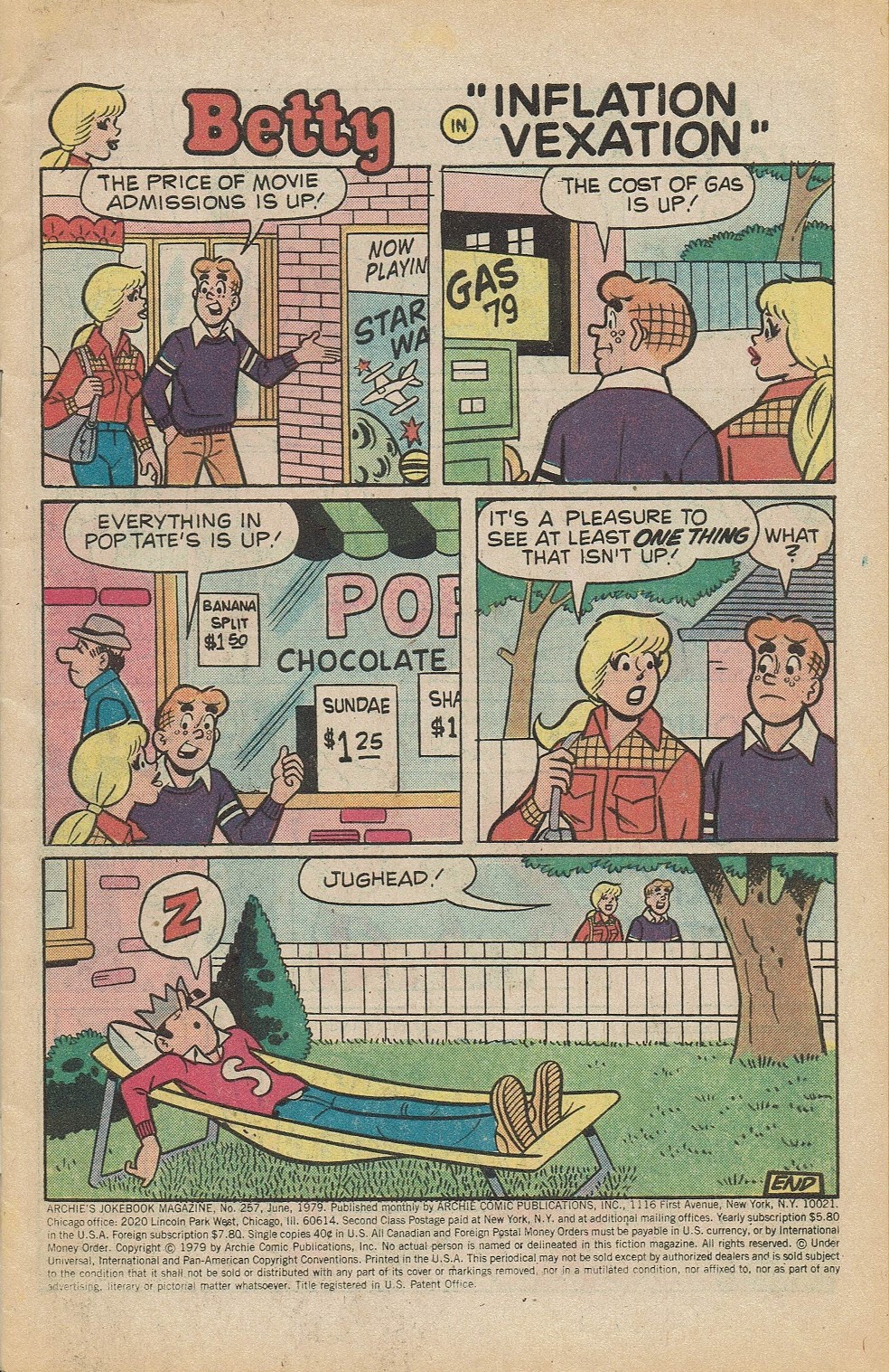 Read online Archie's Joke Book Magazine comic -  Issue #257 - 3