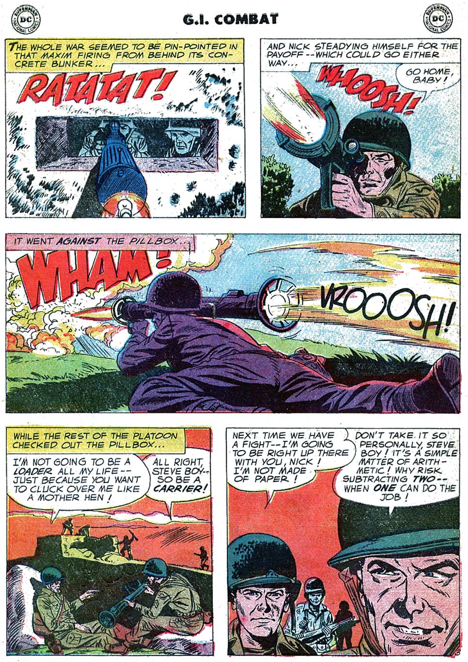 Read online G.I. Combat (1952) comic -  Issue #60 - 5