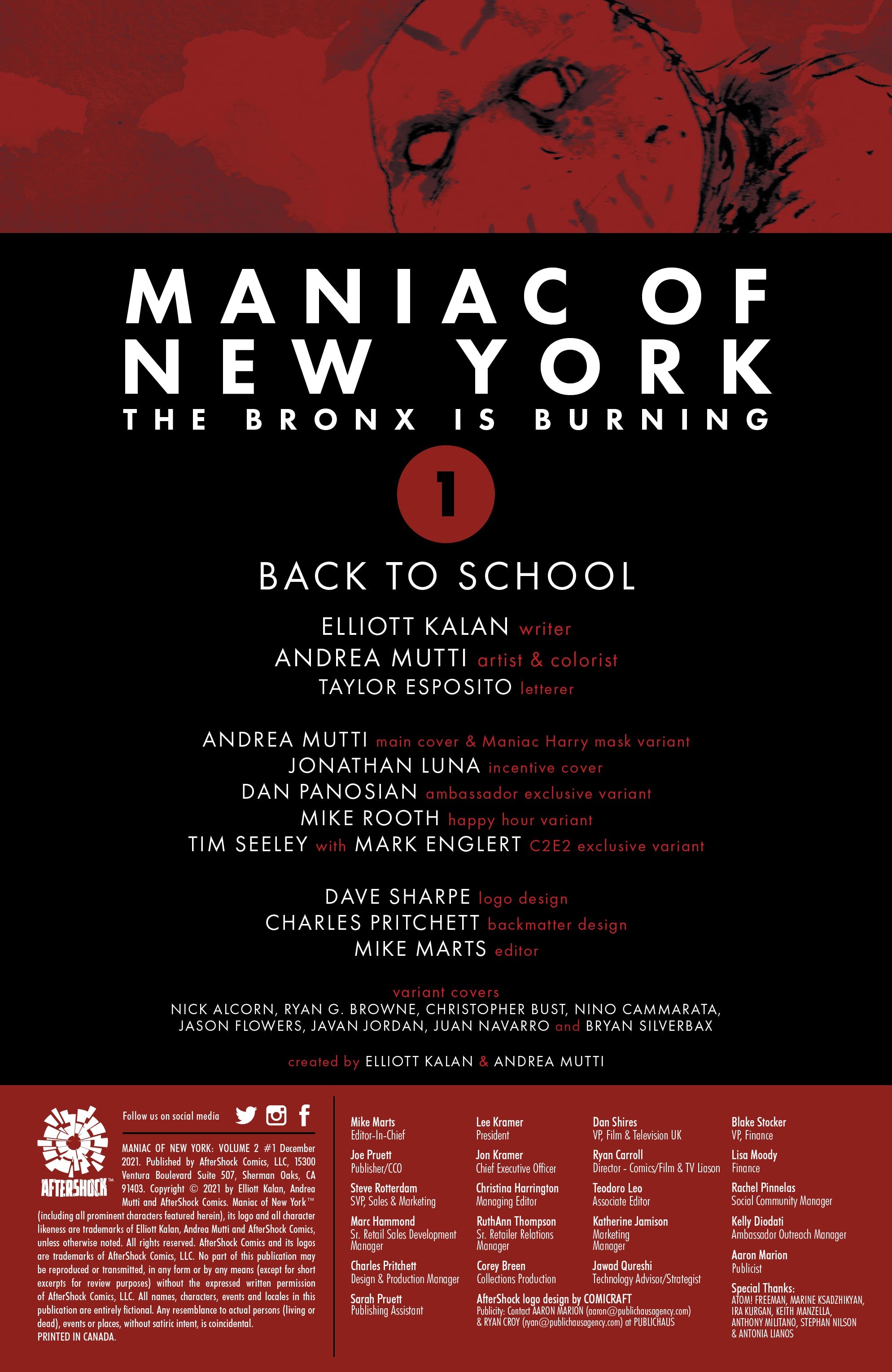 Read online Maniac of New York: The Bronx is Burning comic -  Issue #1 - 2