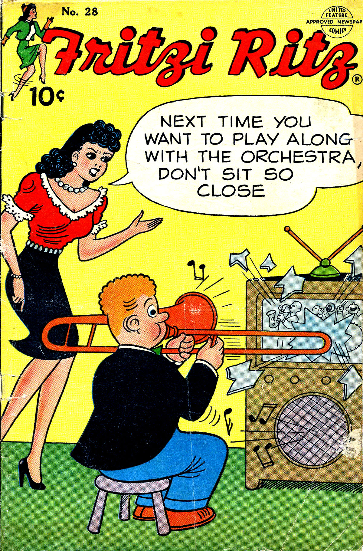 Read online Fritzi Ritz (1953) comic -  Issue #28 - 1