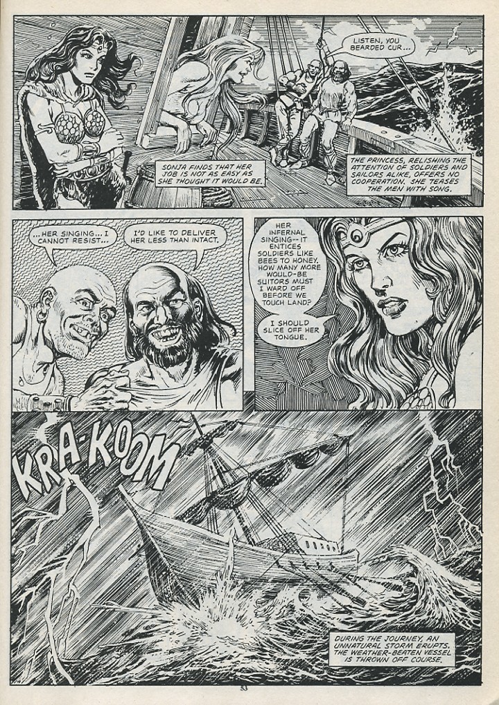 The Savage Sword Of Conan issue 187 - Page 55